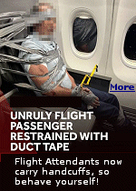 Problematic passengers are more common than you�d think, and crews are trained to handle them calmly� At first. If that fails, planes carry restraint kits. Depending on the airline, this can include zip ties, tape, or even handcuffs. As you can imagine, these are used only when absolutely necessary. Once the plane lands, law enforcement takes over.